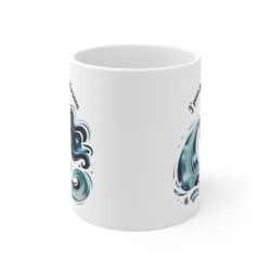 Tasse Astrologie Verseau – Mug Zodiaque “J’peux Pas J’suis Verseau” – Cadeau Original Céramique 325ml