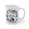 Tasse Astrologie Poissons – Mug Zodiaque “J’peux Pas J’suis Poissons” – Cadeau Signe Eau Céramique 325ml