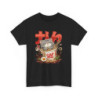 T-shirt Unisexe Chat Japonais Kawaii dans Bol de Nouilles – Tee-shirt Design Ramen, Manga & Culture Nippone