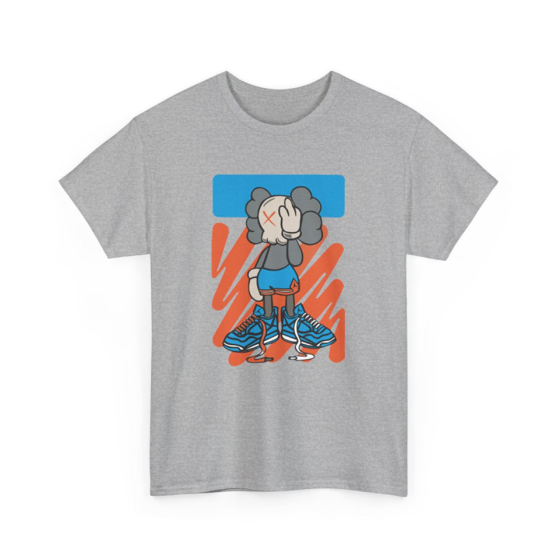 Tee-shirt Unisexe Personnage Cartoon Urbain – T-shirt Graphique Streetwear Coloré – Look Créatif et Original S à 3XL