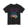 Tee-shirt Unisexe Ours Street Art Coloré – T-shirt Graphique Urbain Abstrait – Style Contemporain S à 3XL