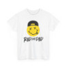 Tee-shirt Unisexe Smiley Casquette Rad Like Dad  T-shirt Humour Cool Père Fils Graphique Cadeau Famille S à 3XL