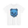 Tee-shirt Graphique Ours Fondu Bleu – Style Cartoon Drip – Unisexe Adulte S à 3XL