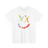 T-shirt Smiley X Gribouillé – Design Coloré Peinture Abstraite – Unisexe Adulte S à 3XL