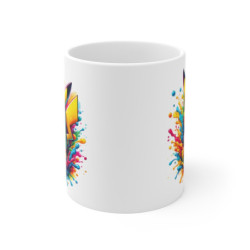 Tasse Créature Jaune Pikachu – Mug Électrique Pop Coloré – Cadeau Fun Céramique 325ml