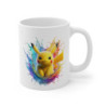 Tasse Pikachu  – Mug Éclaboussures Colorées Style Pop – Cadeau Fun Céramique 325ml