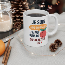 Tasse Aide-Soignant Humour – Mug  Cadeau Drôle Personnel Médical Céramique 325ml