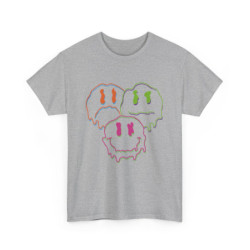 Tee Shirt Smiley Fondant Coloré  T-shirt Graphique Unisexe S-3XL  Mode Streetwear Fun et Original