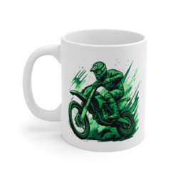 Tasse Motocross Rider Verte...