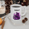 Tasse Motocross Personnalisable  Mug Moto Cross Violet avec Prénom  Cadeau Rider Freestyle Céramique 325ml
