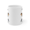 Tasse Personnalisable Chauve-Souris Fatiguée – Mug Créature Kawaii avec Café et Prénom – Cadeau Mignon Céramique 325ml