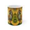 Tasse Tigre Sauvage Fantaisie – Mug Animal Jungle Dorée – Cadeau Félin Puissant et Ensoleillé 325ml