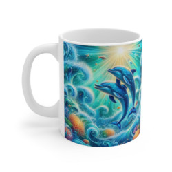 Tasse Dauphins Illustration...