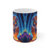 Tasse Tigre Magique Forêt Nocturne – Mug Panoramique Fantastique – Cadeau Surréaliste Céramique 325ml