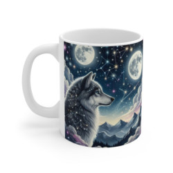 Tasse Loups Étoilés & Lune...
