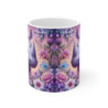 Tasse Rhinocéros Mignon Fleur Magique – Mug Panoramique Fantaisie – Cadeau Animal Doux Féerique Céramique 325ml