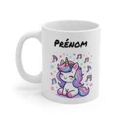 Tasse Licorne Personnalisée...