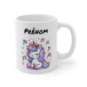 Tasse Licorne Personnalisée Prénom – Mug Kawaii Arc-en-Ciel Fille – Cadeau Enfant Magique Céramique 325ml
