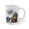 Tasse Alien Humour Pop Culture – Mug Céramique Citation Drôle Français – Cadeau Original Geek 325ml