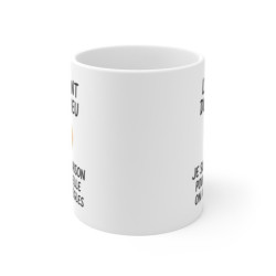 Tasse Céramique 325ml “L’Enfant du Milieu” – Mug Humour Famille Frères Sœurs – Cadeau Drôle