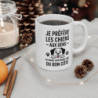 Tasse Céramique 325ml “Je Préfère les Chiens aux Gens” – Mug Humour Chien – Cadeau Amoureux des Animaux
