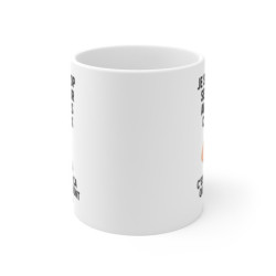 Tasse Céramique 325ml “Trop Sexy pour Avoir des Cheveux” – Mug Humour Chauve – Cadeau Drôle Homme