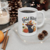 Tasse Good Witch – Mug Chat Noir Halloween Automne – Cadeau Sorcière Mignonne 325ml