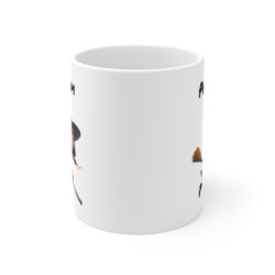 Mug Personnalisé Sorcière – Tasse Halloween avec Prénom – Illustration d’une Petite Sorcière sur Balai – Cadeau Magique