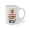 Mug Humour Français 325ml – Tasse Céramique Drôle et Sarcastique – Cadeau Original Citation Amusante