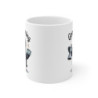 Mug Pingouin Good Morning 325ml – Tasse Céramique Café Tablier à Pois – Cadeau Original Petit Déjeuner