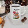 Tasse Personnalisable Renard 325ml – Mug Cœur & Renard Mignon avec Prénom – Cadeau Amour