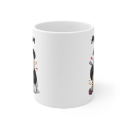 Tasse Personnalisable Panda 325ml – Mug Mignon Pancakes Sirop Fruits avec Prénom – Cadeau Original Céramique