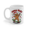 Tasse de Noël – Mug Bonhomme Pain d’Épices sur Skateboard avec Bonnet de Père Noël – Cadeau Festif Original