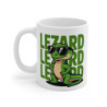 Tasse Lézard Cool 325ml – Mug Reptile Drôle Cartoon – Cadeau Humour Amis Collègues Céramique