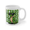 Tasse Lézard Cool 325ml – Mug Reptile Drôle Cartoon – Cadeau Humour Amis Collègues Céramique