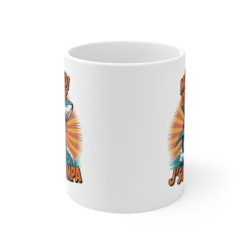 Tasse Requin 325ml – Mug Humour Français “Méfie-toi du Look J’suis Sympa” – Cadeau Drôle