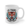 Tasse Tigre 325ml – Mug El Tigre Fuerza et Honneur – Design Animal Sauvage Motivant – Cadeau Original Céramique