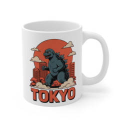 Tasse Tokyo 325ml – Mug Monstre Géant Kaiju – Design Japon Pop Culture – Cadeau Original Céramique
