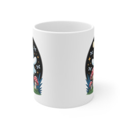 Tasse Fantôme Kawaii 325ml – Mug Mignon Halloween Nuit Étoilée – Cadeau Original Céramique