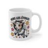 Tasse Chèvre Astronaute 325ml – Mug Kawaii Espace “Vers les Étoiles” – Cadeau Original Animaux Céramique