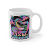 Tasse Gaming 325ml – Mug Pixel Carnage Dragon – Cadeau Geek Rétro Arcade Jeu Vidéo Céramique