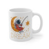 Tasse Astronaute 325ml – Mug Rêve Lune et Étoiles – Cadeau Poétique Espace Inspiration Céramique