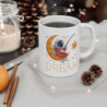 Tasse Astronaute 325ml – Mug Rêve Lune et Étoiles – Cadeau Poétique Espace Inspiration Céramique