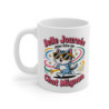 Tasse Chat Mignon 325ml – Mug Humour “Belle Journée” – Cadeau Original Amoureux des Chats Céramique