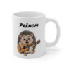 Mug Hérisson Guitare 325ml – Tasse en Céramique avec Hérisson mignon jouant de la guitare – Cadeau Original Personnalisable