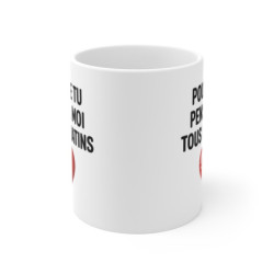 Mug Amour Message Romantique – Tasse Céramique 325ml Cadeau Couple – Idée Saint Valentin