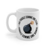Mug Humour Citation – Tasse Céramique 325ml Pas Fragile comme une Fleur – Cadeau Original Punchline