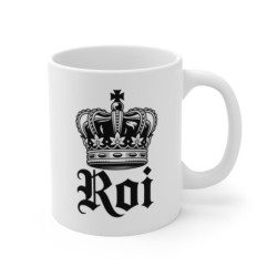 Mug Roi Couronne – Tasse Céramique 325ml Cadeau Homme – Idée Originale Élégante et Royale