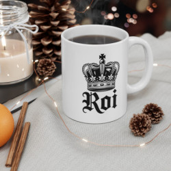 Mug Roi Couronne – Tasse Céramique 325ml Cadeau Homme – Idée Originale Élégante et Royale