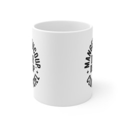 Mug Humour Club Officiel – Tasse Céramique 325ml Manger Dormir Beaucoup – Cadeau Drôle Pause Café